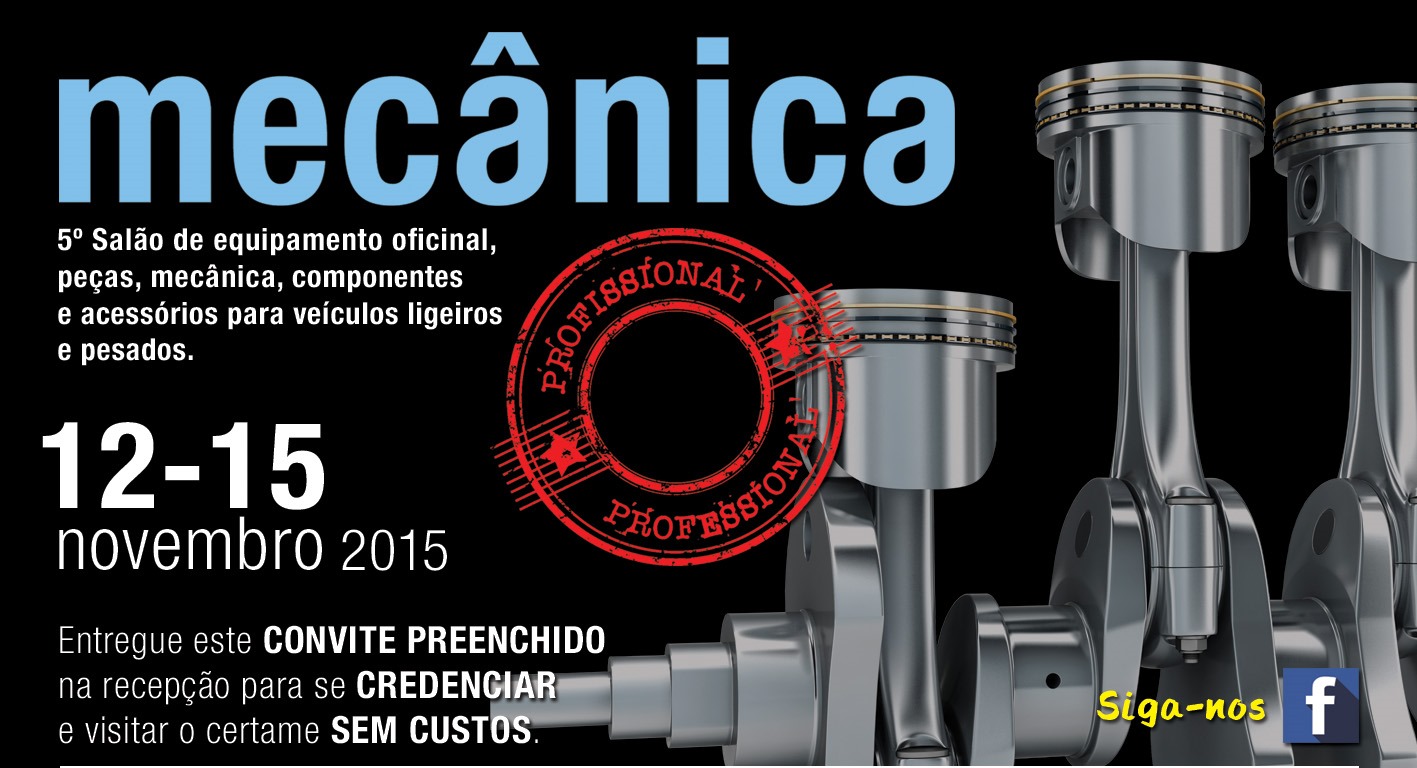 Mecânica 2015 | ExpoSalão Batalha | 12-15 novembro